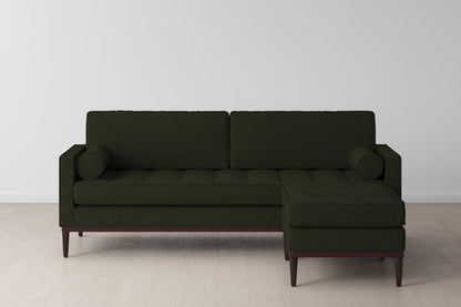 Model 02 3-Seater Sofa with Ottoman, Fern