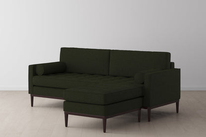 Model 02 3-Seater Sofa with Ottoman, Fern