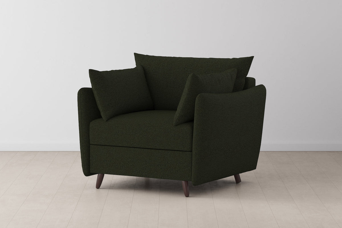 Model 08 Chair Bed Single Sofa Bed, Fern