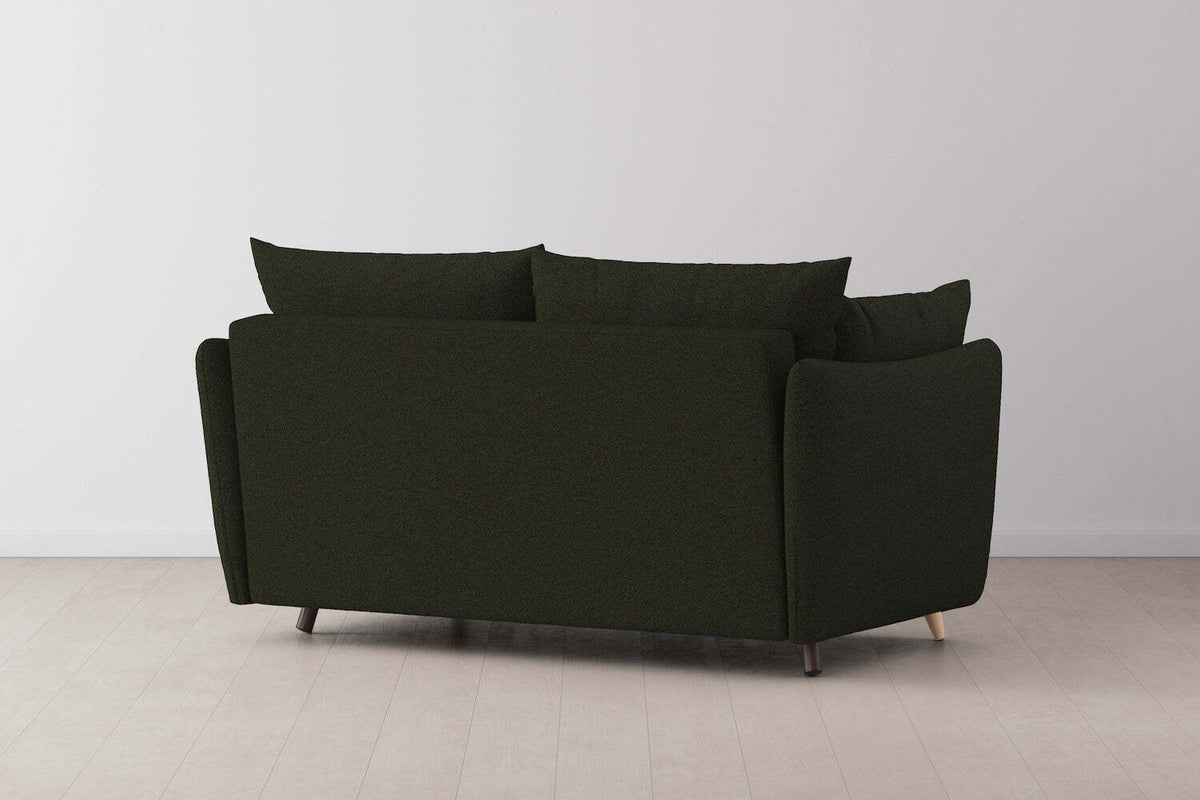 Model 08 Sofa Bed 2 Seater, Oak / Fern