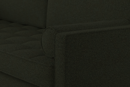 Model 02 3-Seater Sofa with Ottoman, Fern