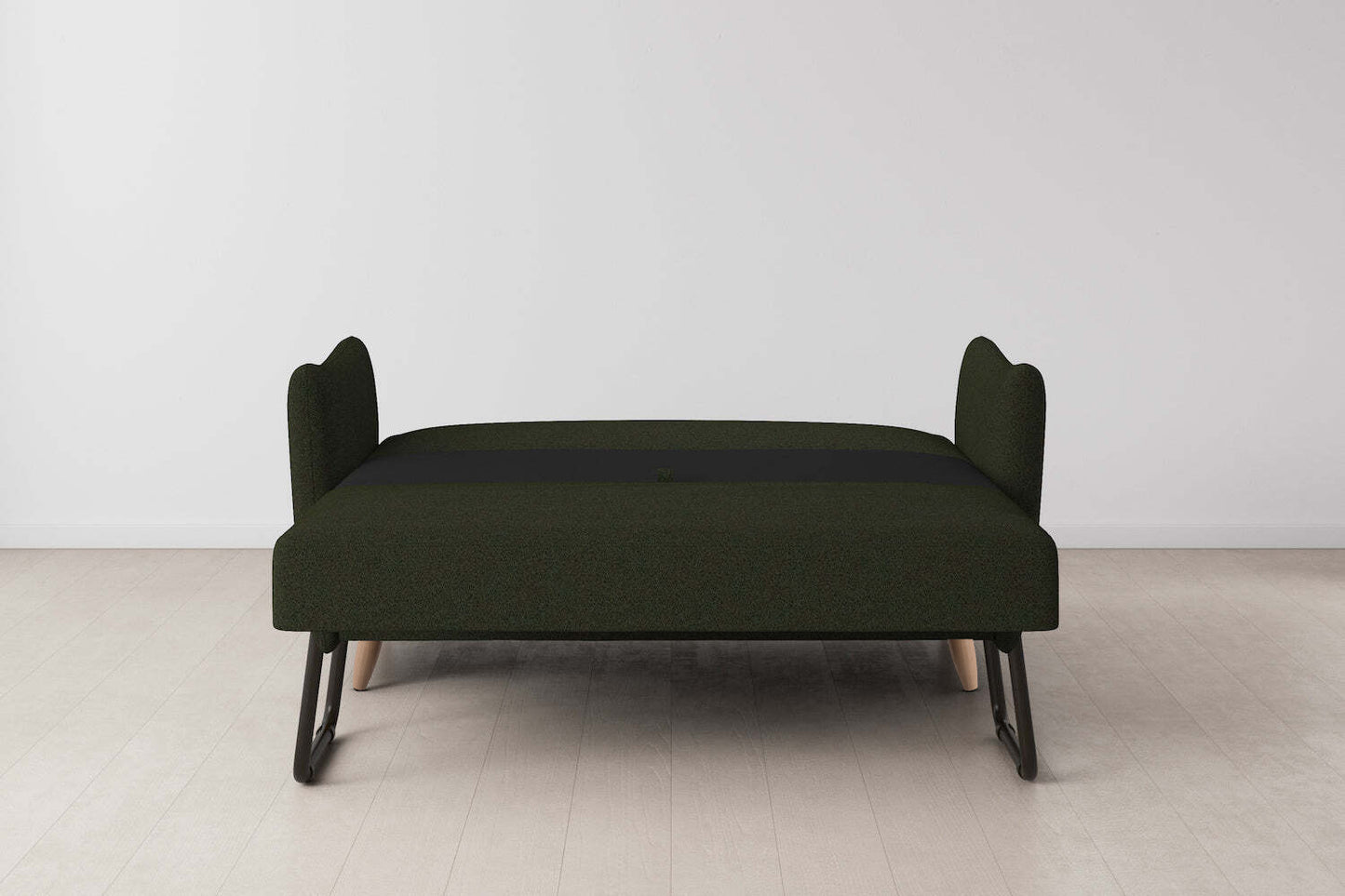 Model 08 Sofa Bed 2 Seater, Oak / Fern
