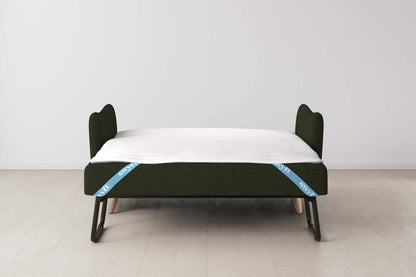 Model 08 Sofa Bed 2 Seater, Oak / Fern