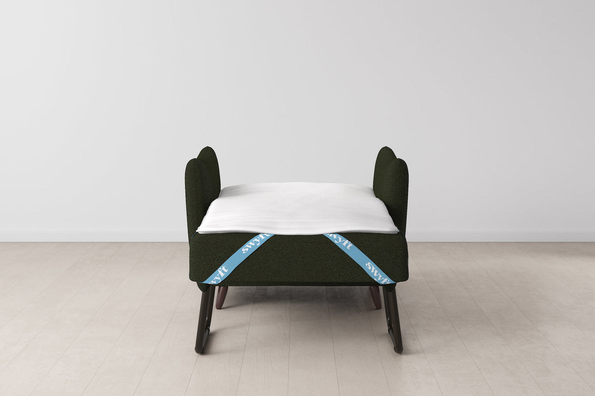 Model 08 Chair Bed Single Sofa Bed, Fern