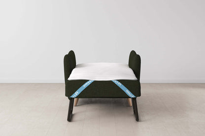 Model 08 Chair Bed Single Sofa Bed, Oak / Fern