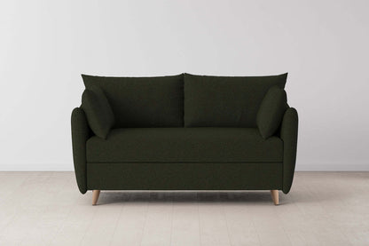 Model 08 Sofa Bed 2 Seater, Oak / Fern