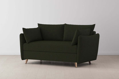 Model 08 Sofa Bed 2 Seater, Oak / Fern