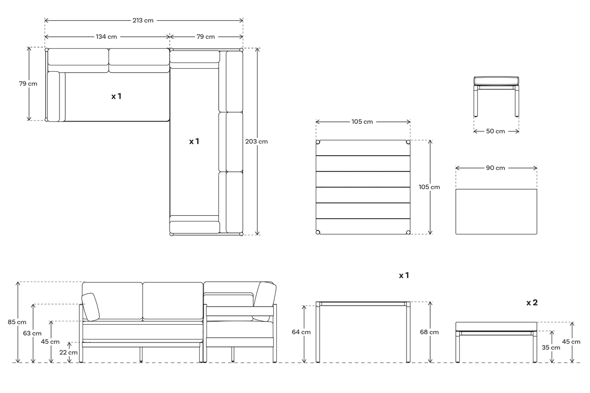 Garden Dining Set 03