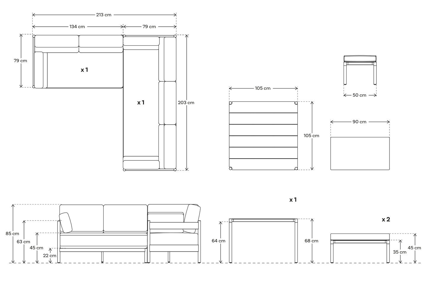 Garden Dining Set 03