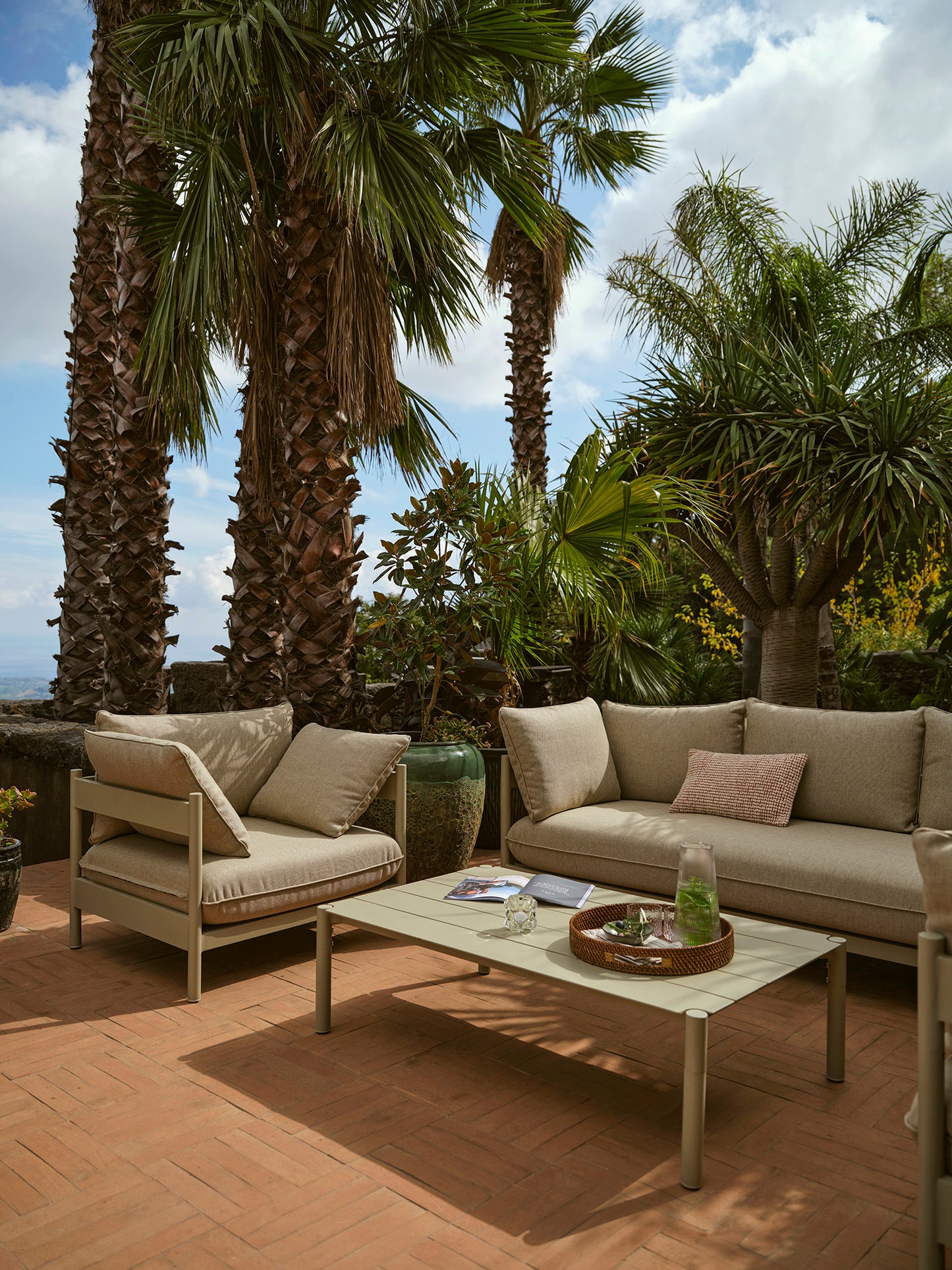 Garden Sofa Set 04 5 Seater