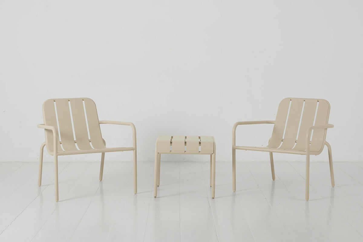 Garden Chair Set 01, Taupe