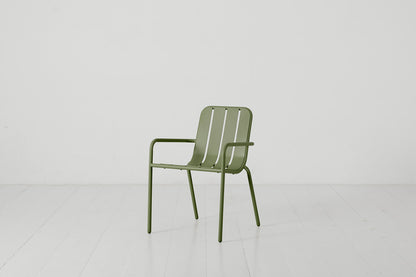 Garden Dining Chair 01 (Set of 2), Olive