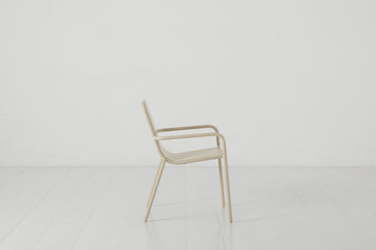 Garden Dining Chair 01 (Set of 2), Taupe