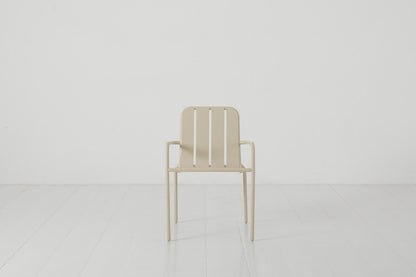 Garden Dining Chair 01 (Set of 2), Taupe