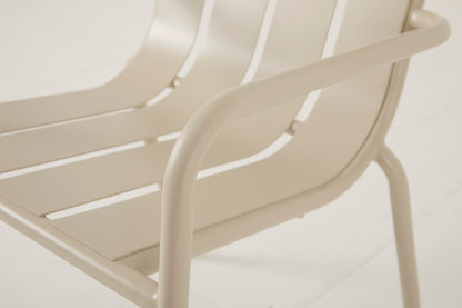 Garden Dining Chair 01 (Set of 2), Taupe
