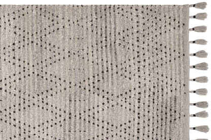 Nepal Rug Grey Black Diamond, 200x290