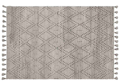 Nepal Rug Grey Black Diamond, 200x290