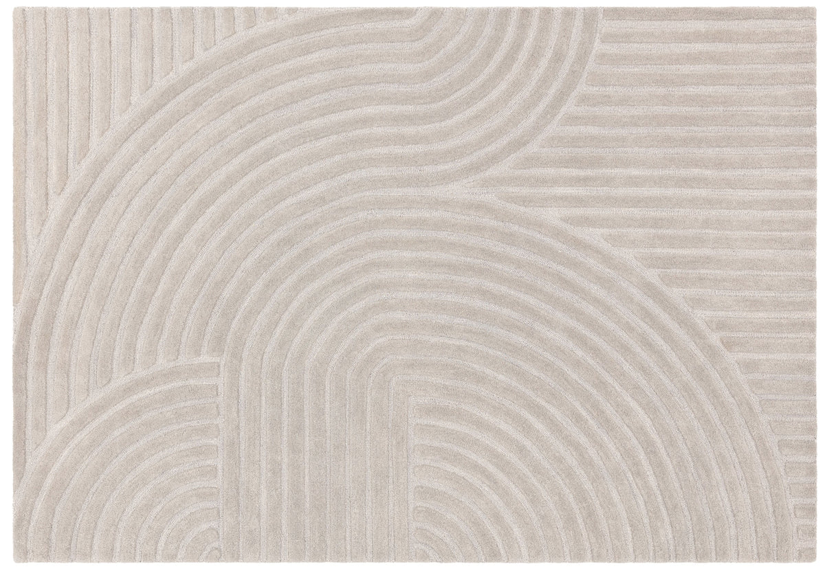 Hague Curve Silver Rug