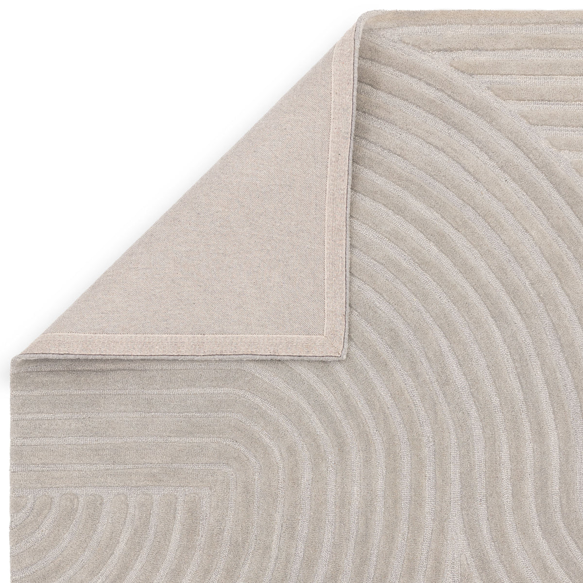 Hague Curve Silver Rug