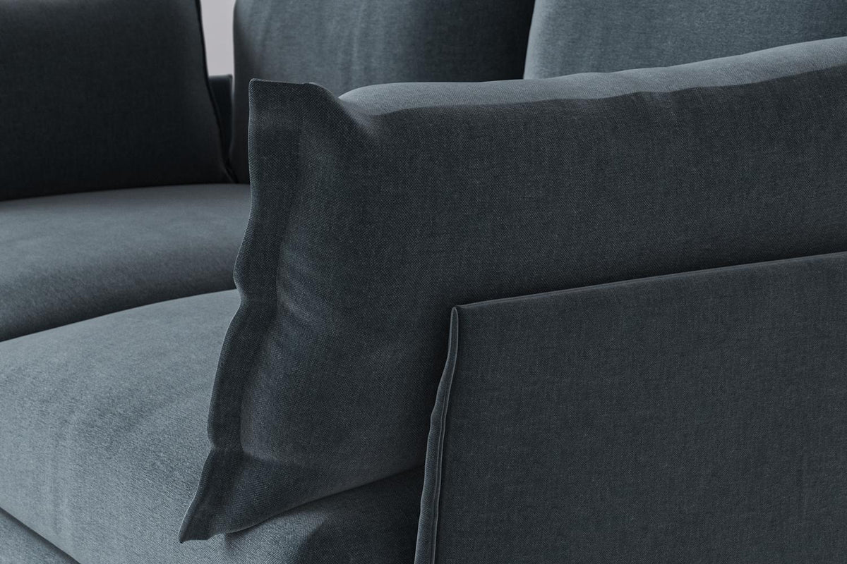 Model 06 2-Seater Left Chaise Sofa, Hydro
