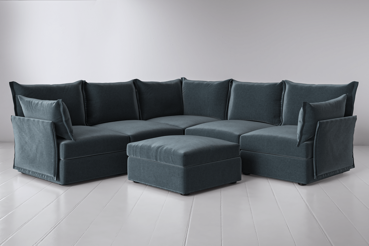 Model 06 Corner Sofa with Ottoman Modular Sofas Swyft