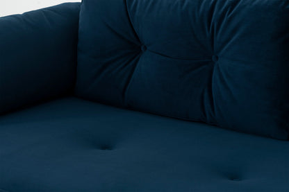 Model 04 Sofa Bed 3 Seater, Indigo