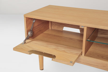 TV Unit 01 For TVs up to 60-inches, Oak