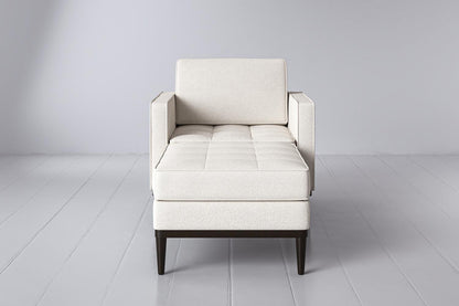 Model 02 Chaise Longue, Ivory