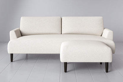 Model 05 3-Seater Sofa with ottoman, Ivory