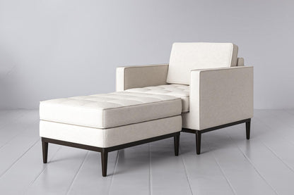 Model 02 Chaise Longue, Ivory
