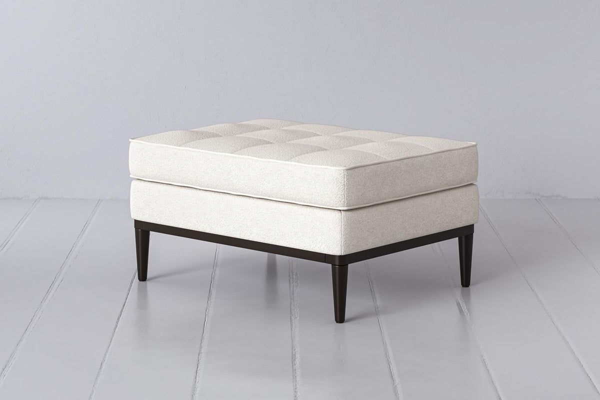 Model 02 Ottoman, Ivory
