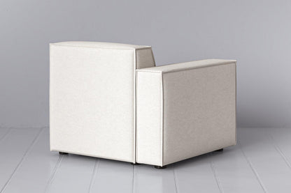 Model 03 Left Arm Sofa Module, Ivory