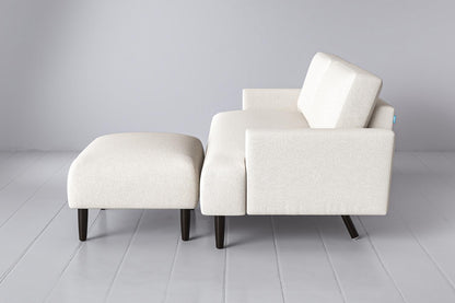 Model 05 3-Seater Sofa with ottoman, Ivory