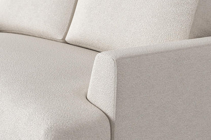 Model 05 3-Seater Sofa with ottoman, Ivory