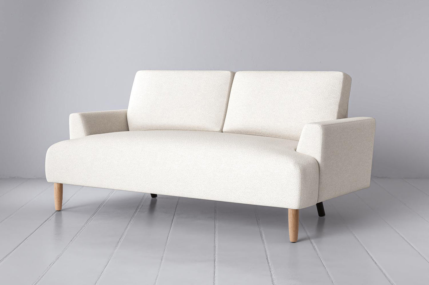 Model 05 2-Seater Sofa, Oak / Ivory