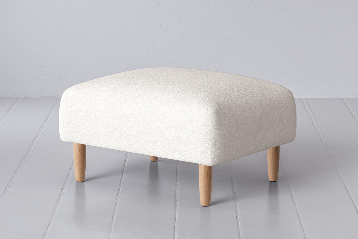 Model 05 Ottoman, Oak / Ivory