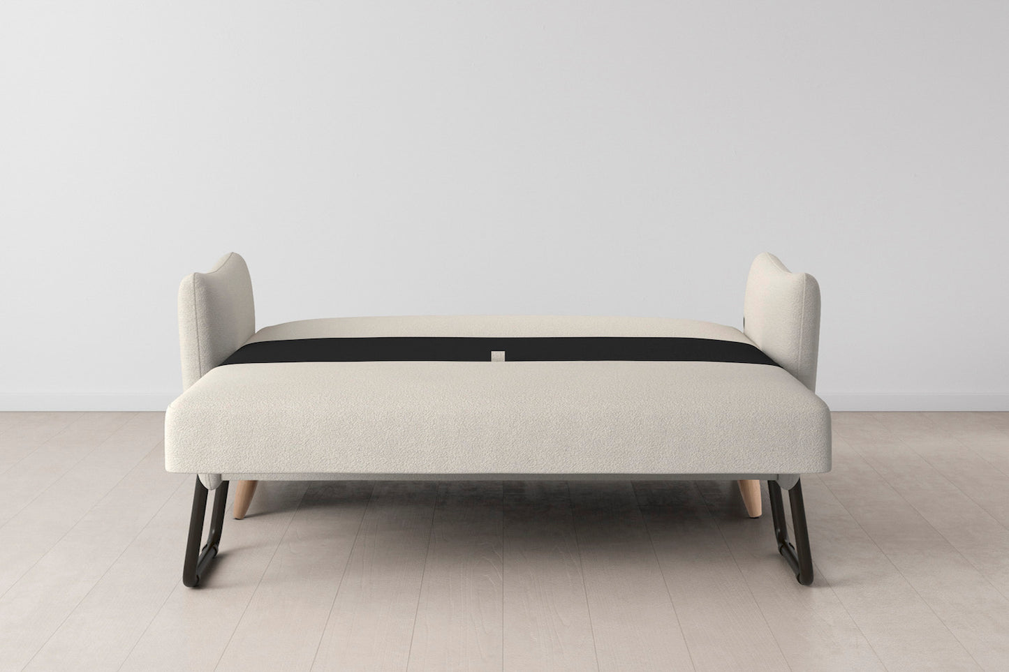 Model 08 Sofa Bed 2.5 Seater, Oak / Ivory