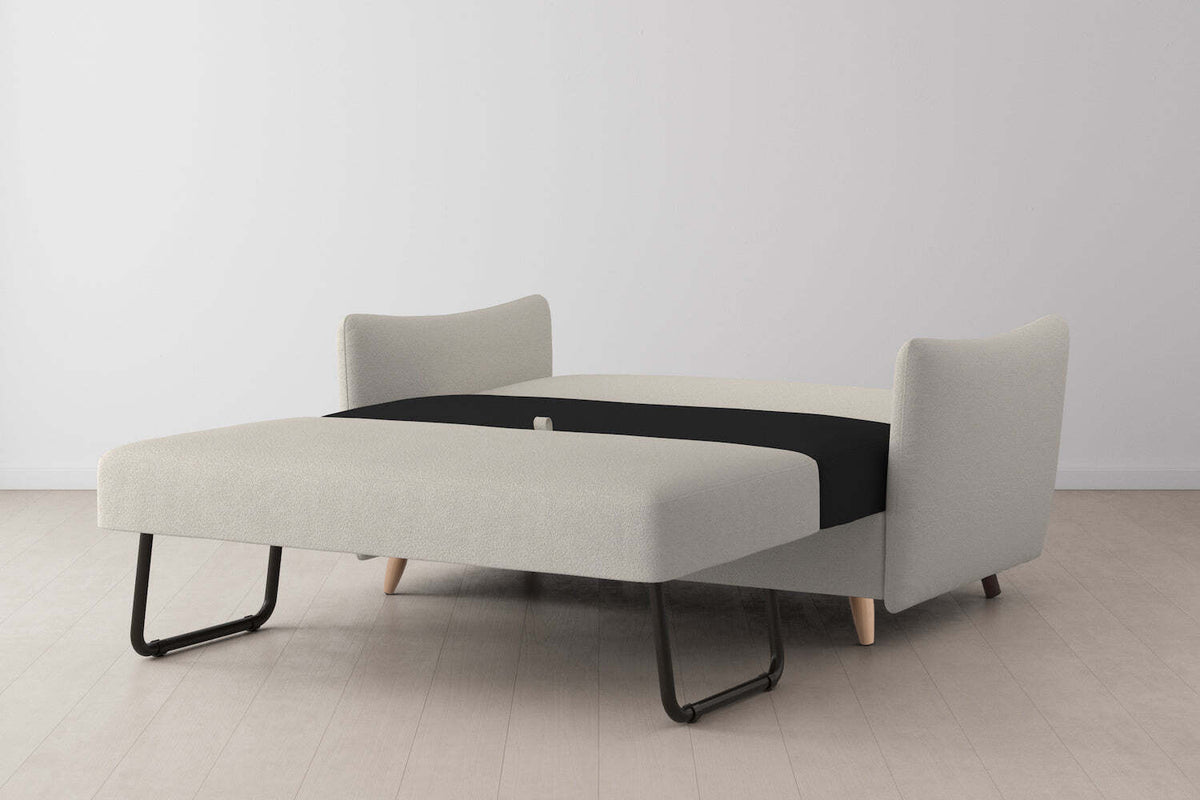 Model 08 Sofa Bed 2 Seater, Oak / Ivory
