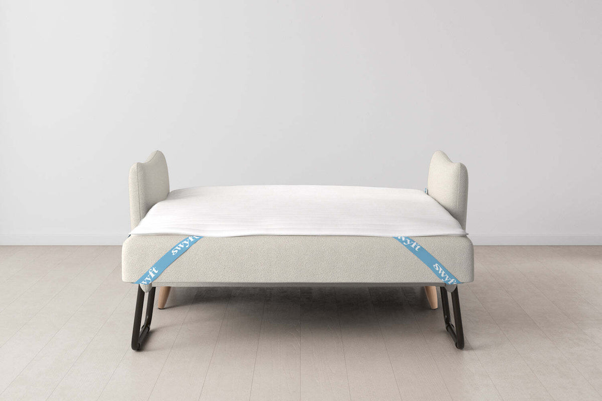 Model 08 Sofa Bed 2 Seater, Oak / Ivory