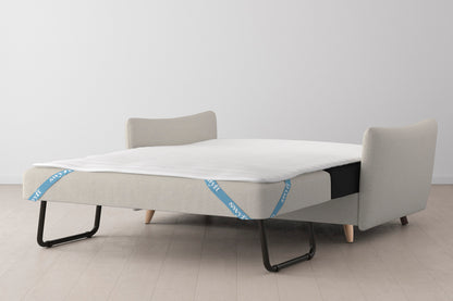Model 08 Sofa Bed 2.5 Seater, Oak / Ivory