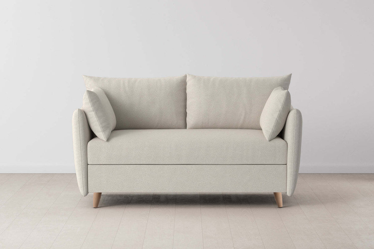 Model 08 Sofa Bed 2 Seater, Oak / Ivory