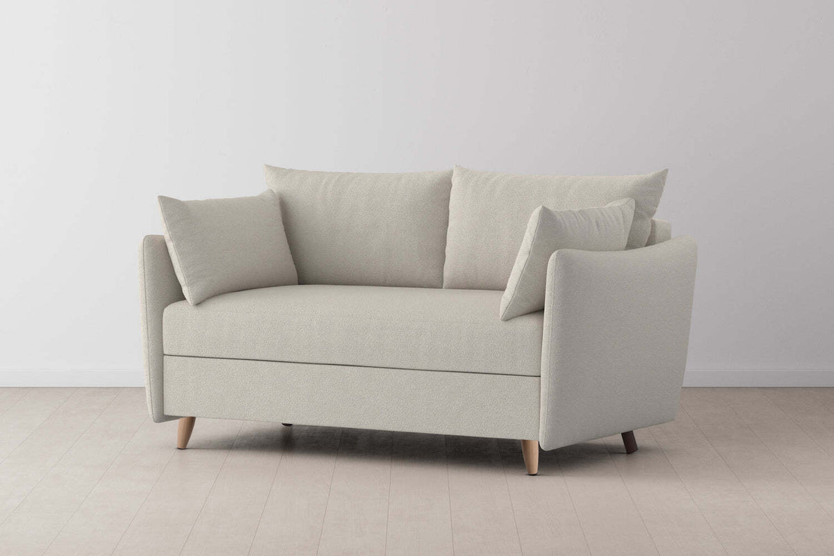 Model 08 Sofa Bed 2 Seater, Oak / Ivory
