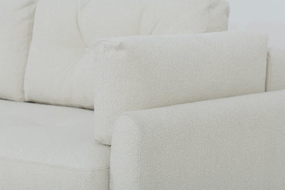 Model 04 Sofa Bed 3 Seater, Ivory