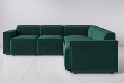 Kingfisher Image 1 - Model 03 Corner Sofa in Kingfisher Front View