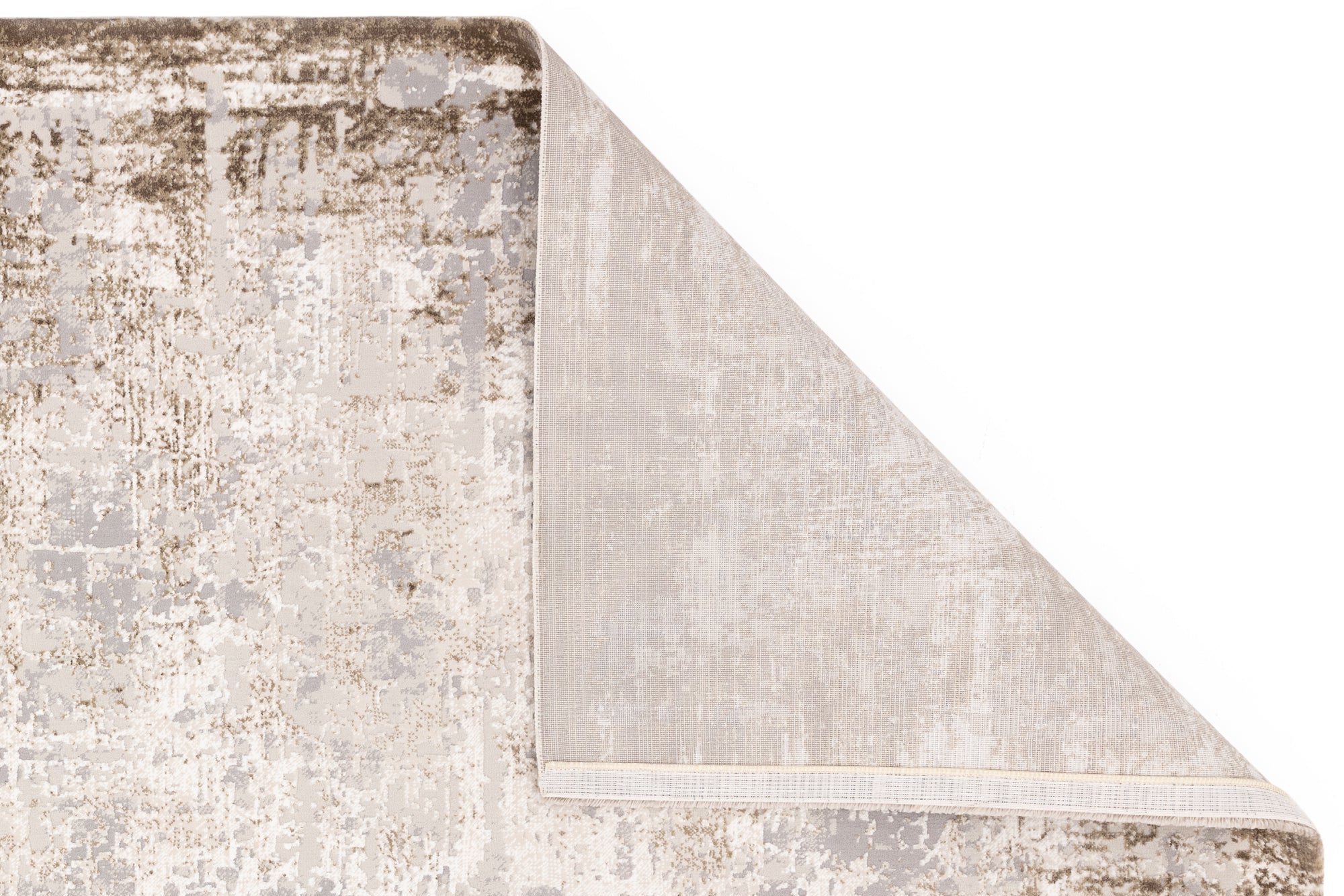 Kuza Border Beige Rug | Beige Rugs | Velvet Rugs | Swyft