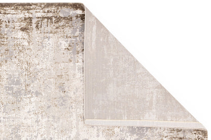 Kuza Border Beige Rug, 120x170