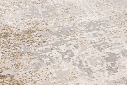 Kuza Border Beige Rug, 120x170