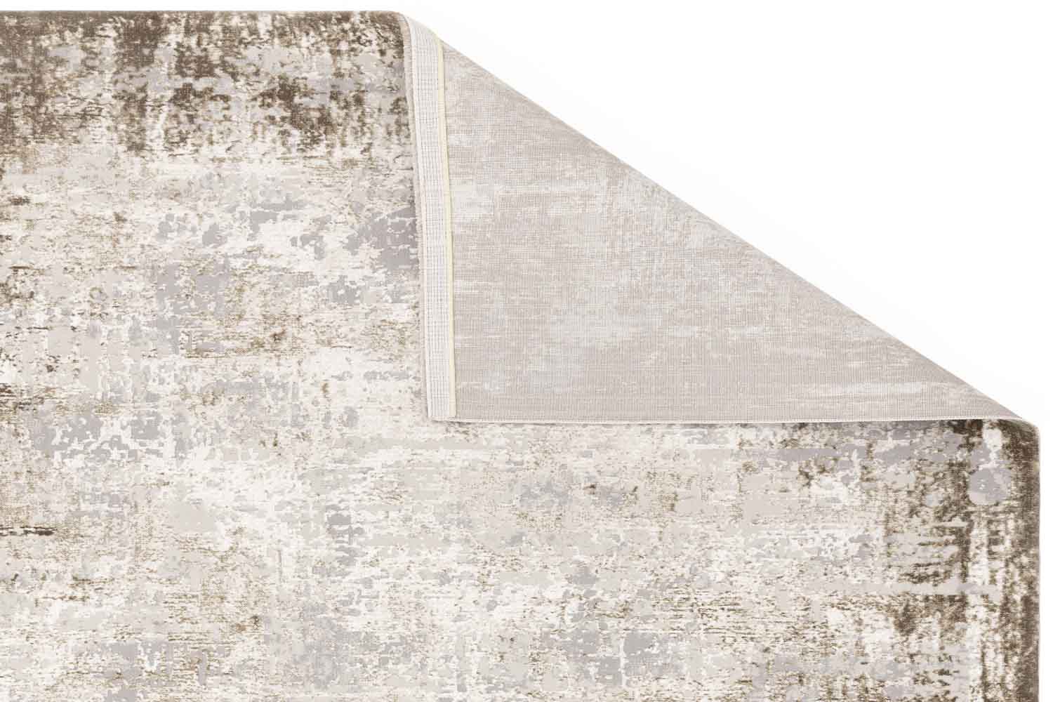 Kuza Border Beige Rug | Beige Rugs | Velvet Rugs | Swyft