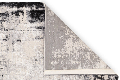 Kuza Border Grey Rug, 120x170