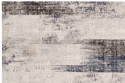Kuza Lines Blue Rug, 120x170